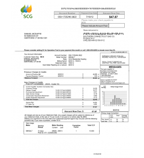 Energy Bill, SCG